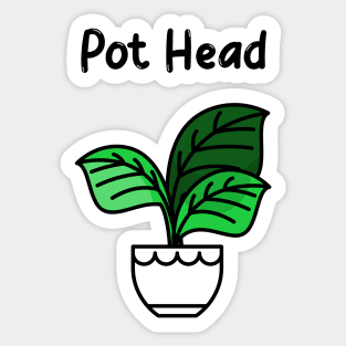 Pot Head Sticker